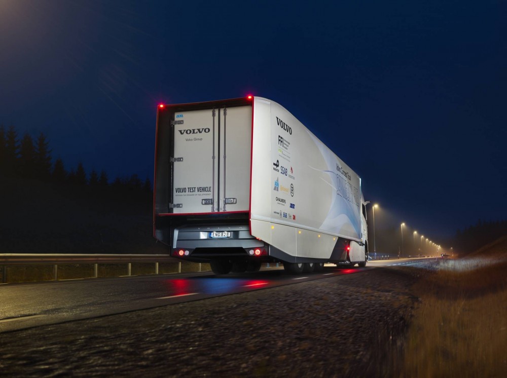 Der Volvo Concept Truck ist auf einen möglichst geringen Luftwiderstand ausgelegt