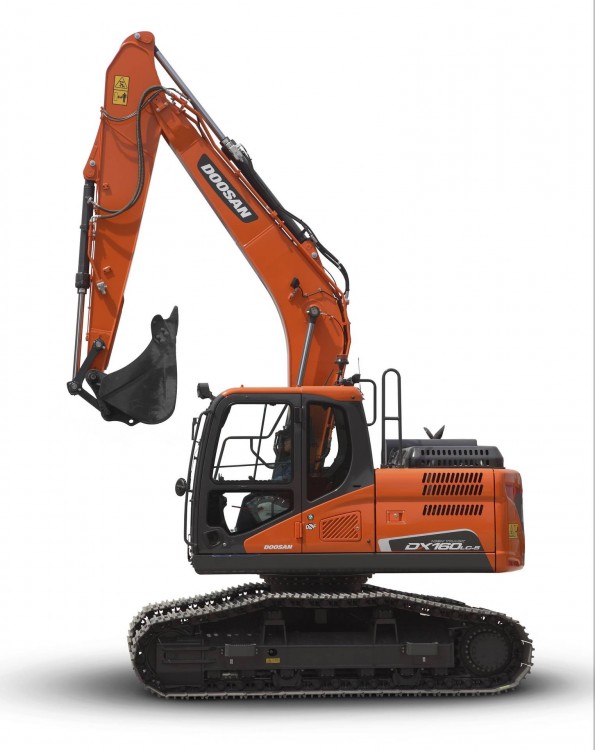 Doosan DX160LC-5 HT High Track-Bagger