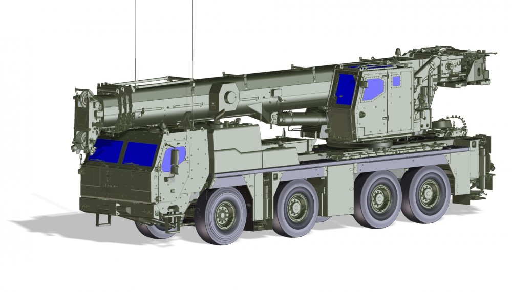 Liebherr G-LTM 1090-4.2 Konstruktionszeichnung