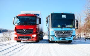 Mehr Informationen zu "Mercedes-Benz Lkw im Wintertest"
